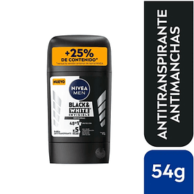 ANTITRANSPIRANTE BARRA NIVEA MEN BLACK & WHITE ORIGINAL 54 GR 