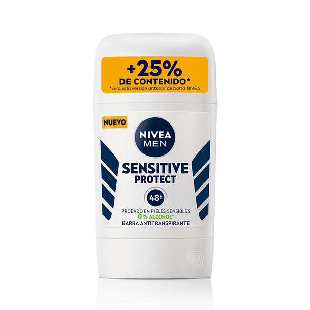 ANTITRANSPIRANTE BARRA NIVEA MEN SENSITIVE PROTEC 54 GR 