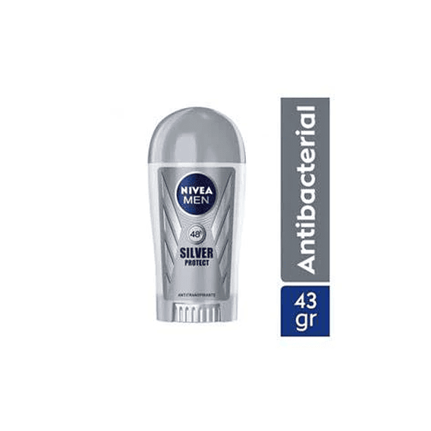 ANTITRANSPIRANTE BARRA NIVEA MEN SILVER PROTEC 43 GR 