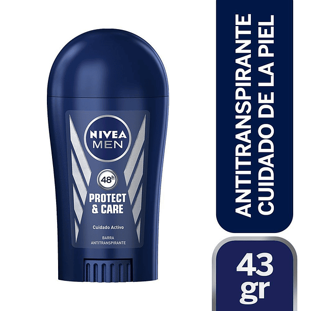 ANTITRANSPIRANTE BARRA NIVEA MEN PROTEC & CARE 43 GR 