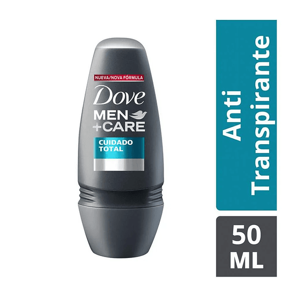 ANTITRASPIRANTE ROLL-ON DOVE MEN +CARE CUIDADO TOTAL 50 ML 