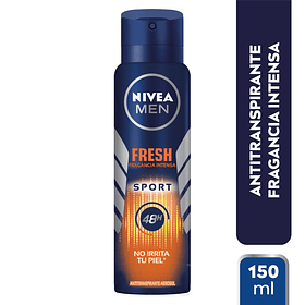 ANTITRANSPIRANTE AEROSOL NIVEA MEN FRESH SPORT 150 ML 