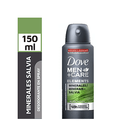 ANTITRANSPIRANTE AEROSOL DOVE MEN +CARE MINERALS 150 ML 