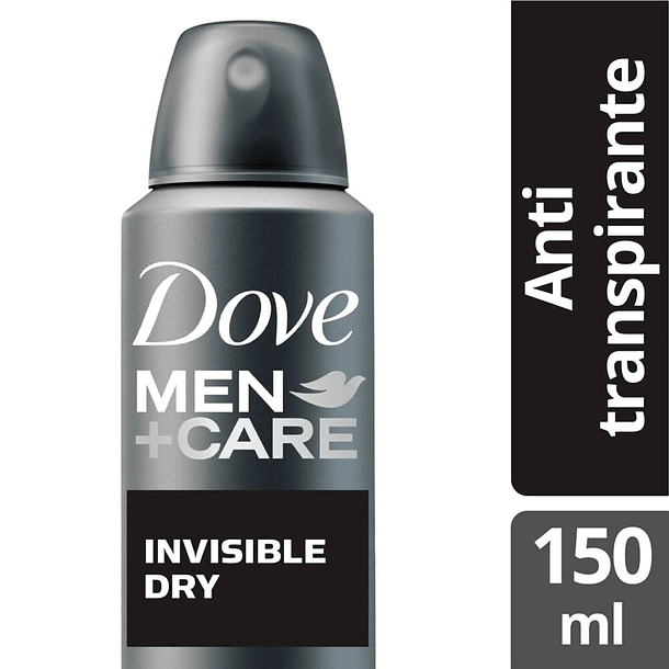 ANTITRANSPIRANTE AEROSOL DOVE MEN +CARE INVISIBLE DRY 150 ML 