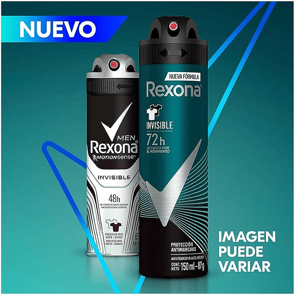 ANTITRANSPIRANTE AEROSOL REXONA INVISBLE 150 ML 2