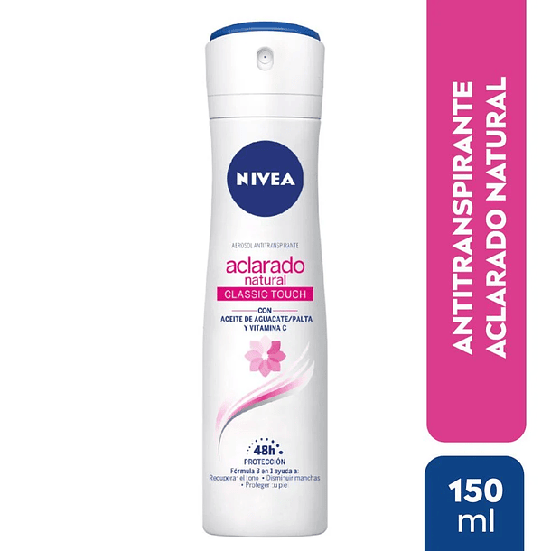 ANTITRANSPIRANTE AEROSOL NIVEA WOMEN TONO NATURAL CLASSIC TOUCH 150 ML 1