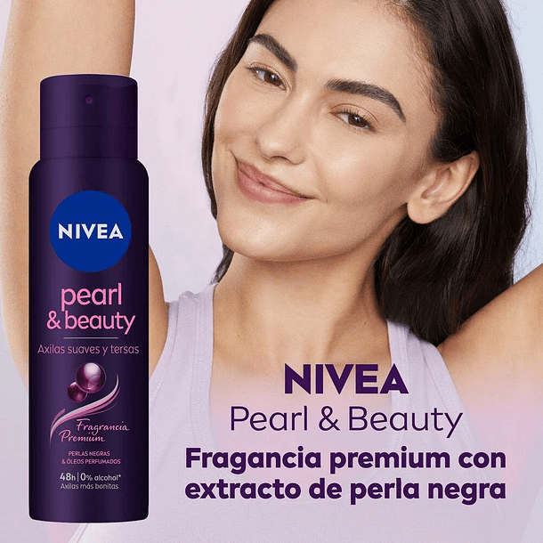ANTITRANSPIRANTE AEROSOL NIVEA WOMEN PEARL & BEAUTY 150 ML 2