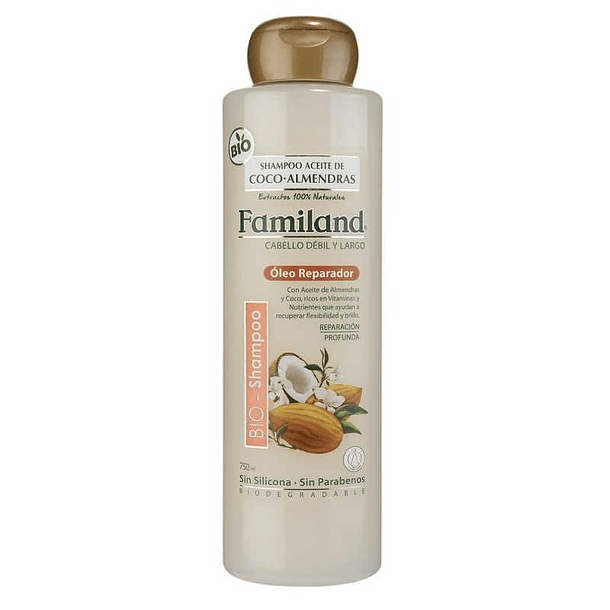 SHAMPOO FAMILAND COCO - ALMENDRAS 750 ML 