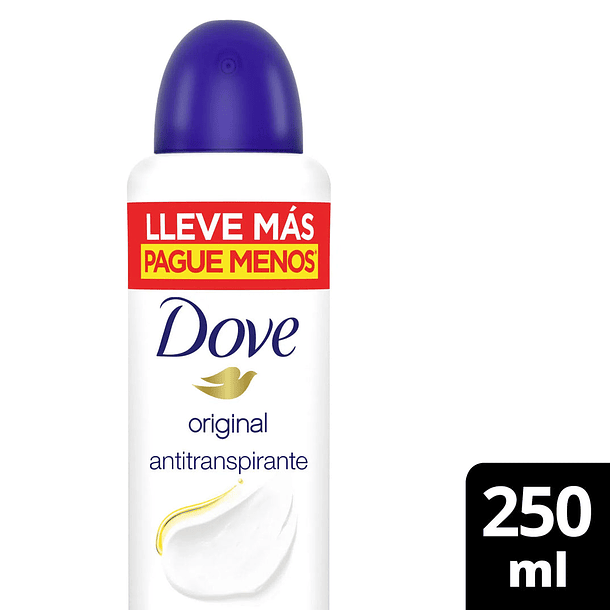 CAJA X 12 ANTITRANSPIRANTE AEROSOL DOVE ORIGINAL 250 ML 1