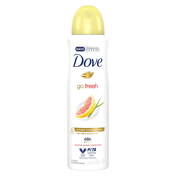ANTITRANSPIRANTE AEROSOL DOVE GO FRESH POMELO 150 ML 2