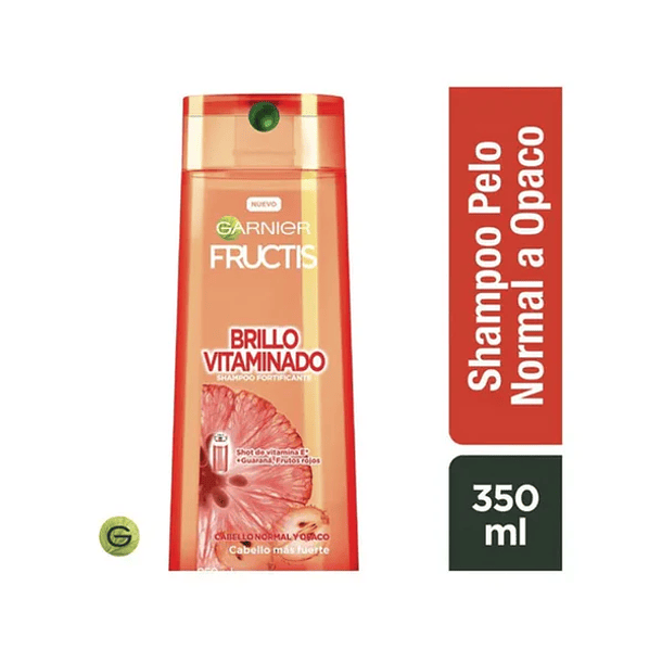 SHAMPOO GARNIER FRUCTIS BRILLO VITAMINADO 350 ML 