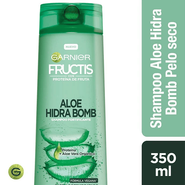 SHAMPOO GARNIER FRUCTIS ALOE HIDRA BOMB  350 ML  1