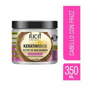 CREMA DE TRATAMIENTO ILICIT ANTI -  FRIZZ - SUAVIDAD BRILLO 350 ML