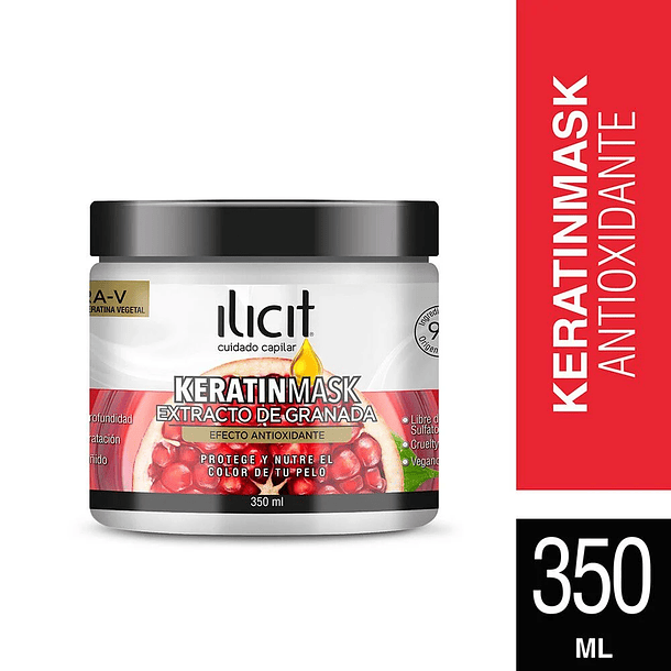 CREMA DE TRATAMIENTO ILICIT PROTEGE Y NUTRE EL COLOR DE TU CABELLO 350 ML