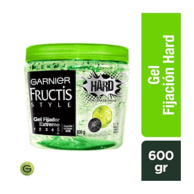 GEL FIJADOR GARNIER FRUCTIS STYLE HARD EXTREMO N° 5  600 GR