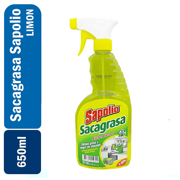 DESENGRASANTE GATILLO SAPOLIO LIMÓN 650 ML