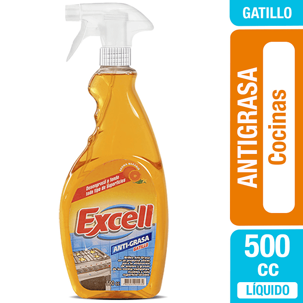 DESENGRASANTE EXCELL GATILLO 500 ML 