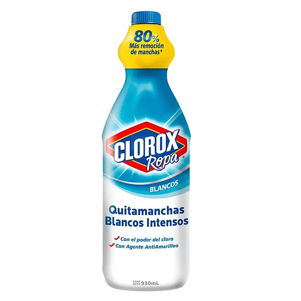 CLOROX QUITAMANCHAS ROPA BLANCA 960 ML 