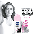 ANTITRANSPIRANTE ROLL ON NIVEA WOMEN BLACK & WHITE CLEAR 50 ML 2