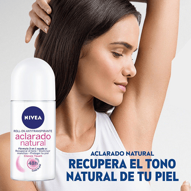 ANTITRANSPIRANTE ROLL ON NIVEA WOMEN TONO NATURAL 50 ML 2