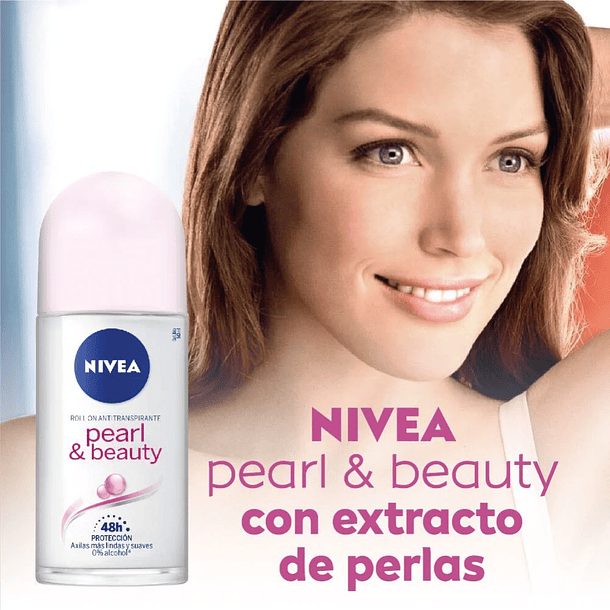 ANTITRANSPIRANTE ROLL ON NIVEA WOMEN PEARL & BEAUTY 50 ML 2