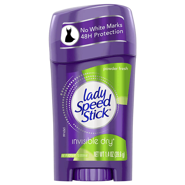 ANTITRANSPIRANTE BARRA LADY SPEED STICK INVISIBLE DRY POWDER FRESH 39,6G 
