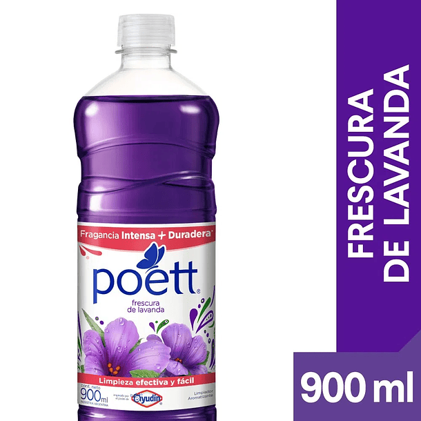 LIMPIA PISO POET FRESCURA LAVANDA 900 ML