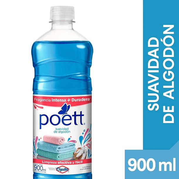 LIMPIA PISO POET SUAVIDAD DE ALGODON 900 ML