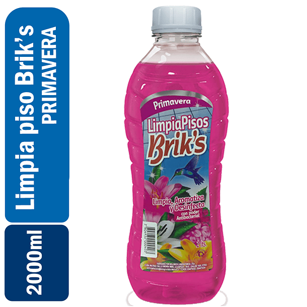 BRIK´S LIMPIA PISO PRIMAVERA 2 LT 