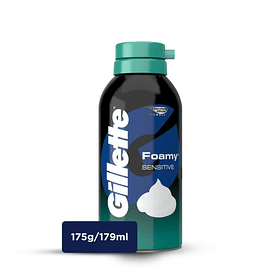 ESPUMA DE AFEITAR GILLETTE FOAMY SENSITIVE 179ML