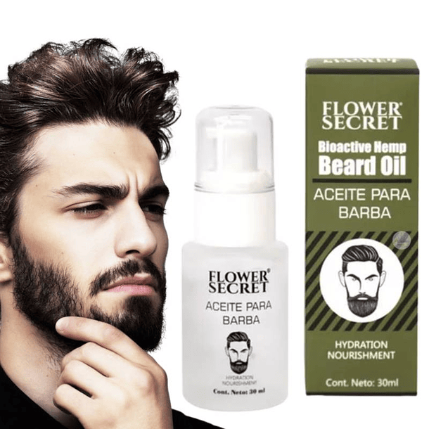 ACEITE PARA BARBA FLOWER SECRET 30 ML Max Limpio