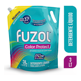 DETERGENTE LIQUIDO FUZOL COLOR PROTECT 3 LT