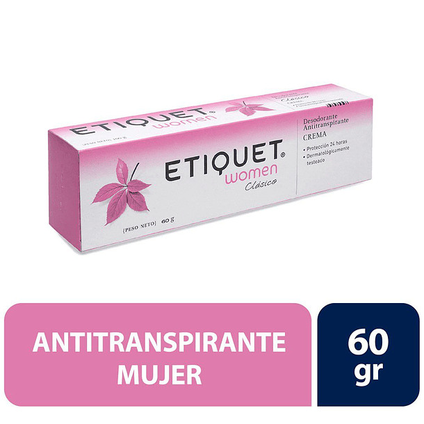 ANTITRANSPIRANTE EN CREMA ETIQUET WOMEN 60 GR