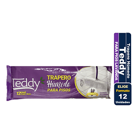 TRAPERO HUMEDO TEDDY LAVANDA 12 UNI