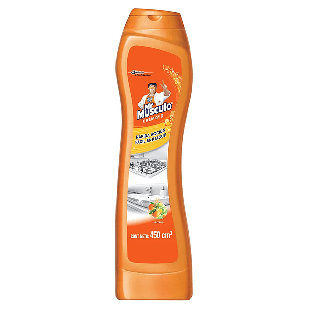 LIMPIADOR EN CREMA MR MUSCULO CITRUS 450 CM 2