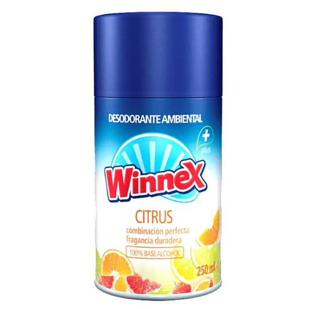 DESODORANTE AMBIENTAL WINNEX CITRUS 250 ML