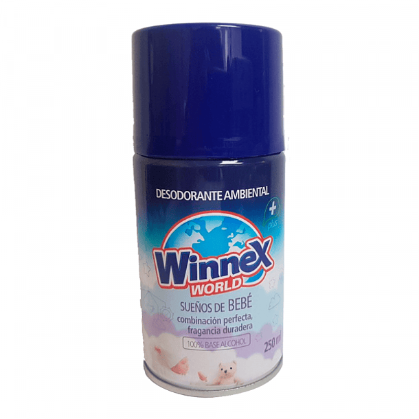 DESODORANTE AMBIENTAL WINNEX SUEÑOS DE BEBE 250 ML