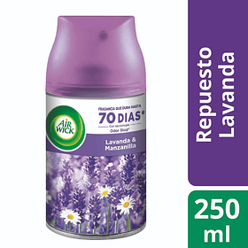 AMBIENTADOR AIR WICK REPUESTO AUTOMATICO LAVANDA & MANZANILLA 250 ML