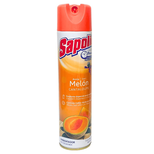 AMBIENTADOR AEROSOL SAPOLIO MELON 360 ML