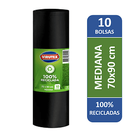 BOLSA DE BASURA VIRUTEX MEDIANA 70X90 10U