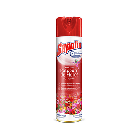 AMBIENTADOR AEROSOL SAPOLIO POTPOURRI DE FLORES 360 ML