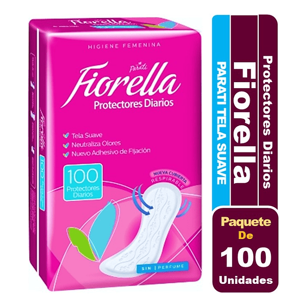 PROTECTORES DIARIOS FIORELLA 100U.
