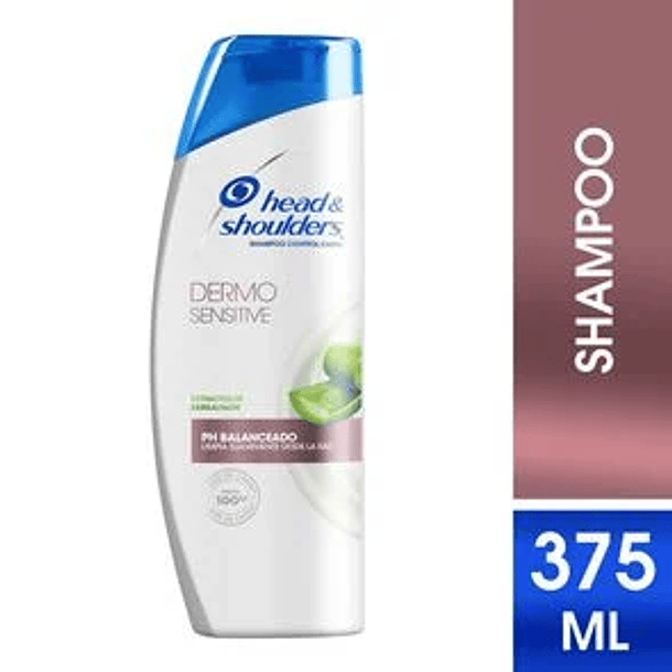 SHAMPOO HEAD & SHOULDERS DERMO SENSITIVE ALOE VERA 375 ML