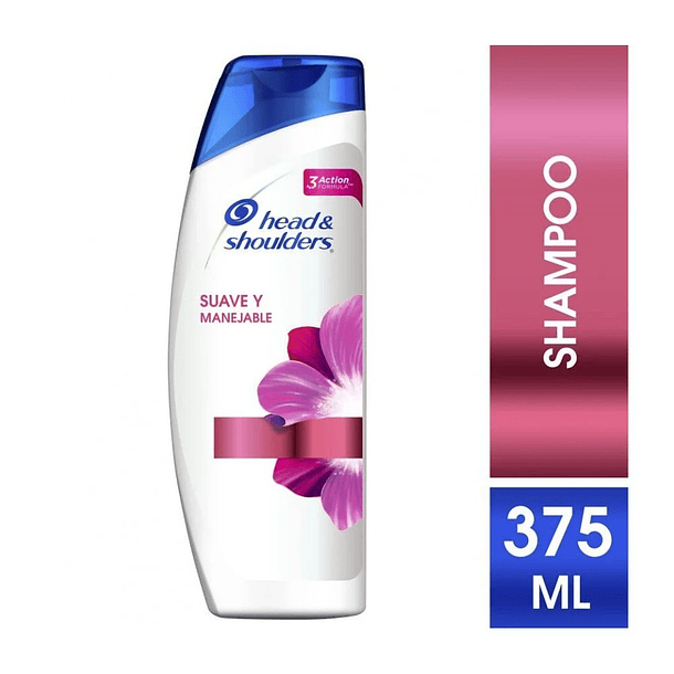 SHAMPOO HEAD & SHOULDERS SUAVE Y MANEJABLE 375 ML