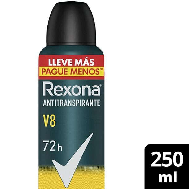 ANTITRANSPIRANTE AEROSOL REXONA V8 250 ML