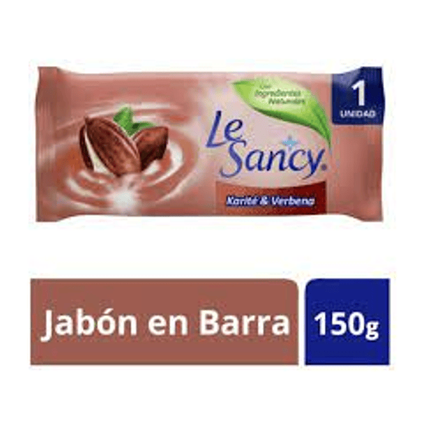 JABON EN BARRA LE SANCY KARITE Y BERVENA 150 GR 