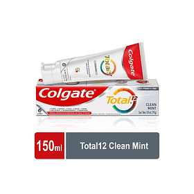 CREMA DENTAL COLGATE TOTAL 12 CLEAN MINNT 150 ML