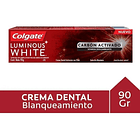 CREMA DENTAL LUMINOUS WHITE CARBÓN ACTIVADOR 90 GR  1