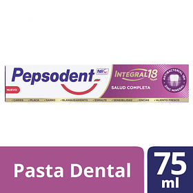 CREMA DENTAL PEPSODENT INTEGRAL 18 SALUD COMPLETA 75 ML 