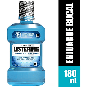 ENJUAGUE BUCAL LISTERINE CONTROL CALCULO/SARRO  180 ML